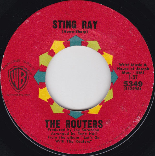 The Routers : Sting Ray / Snap Happy (7", Single, Styrene, Bri)