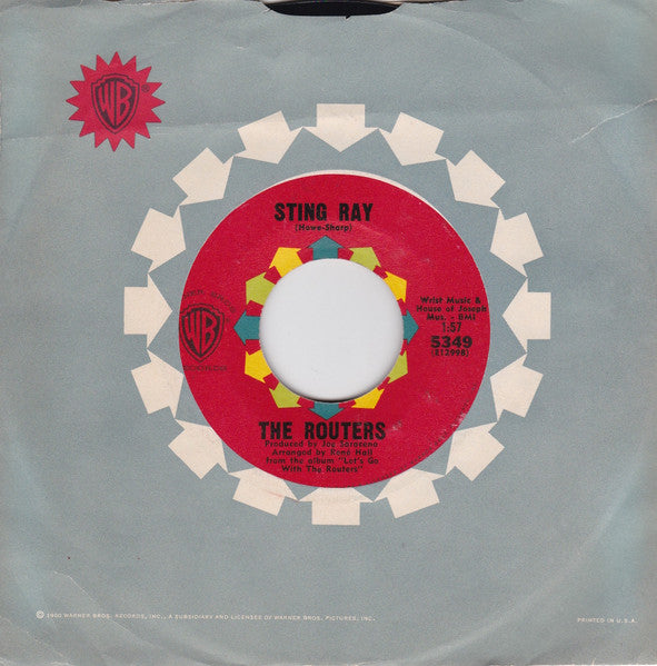 The Routers : Sting Ray / Snap Happy (7", Single, Styrene, Bri)