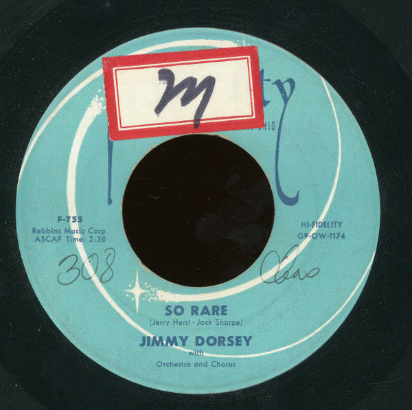 Jimmy Dorsey And His Orchestra : So Rare / Sophisticated Swing (7", Single)