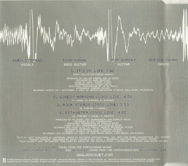 No Doubt : It's My Life (CD, Maxi)