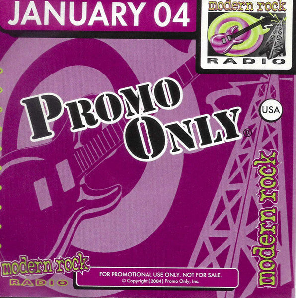 Various : Promo Only Modern Rock Radio: January 2004 (CD, Comp, Promo)