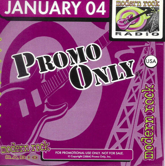 Various : Promo Only Modern Rock Radio: January 2004 (CD, Comp, Promo)