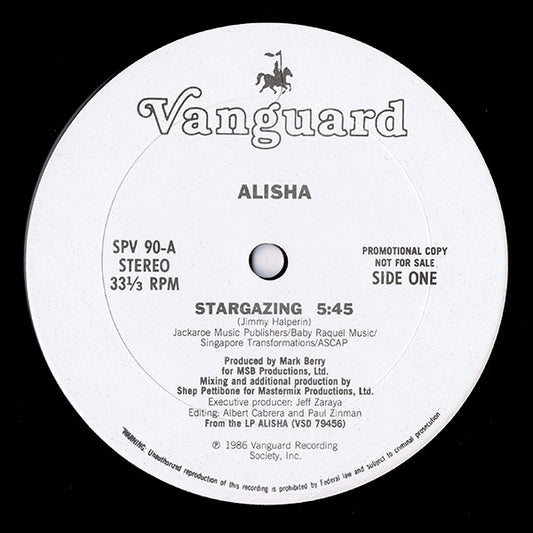 Alisha : Stargazing (12", Promo)