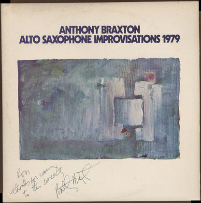 Anthony Braxton : Alto Saxophone Improvisations 1979 (2xLP, Album)