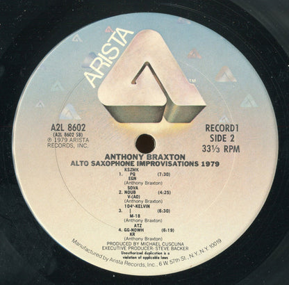 Anthony Braxton : Alto Saxophone Improvisations 1979 (2xLP, Album)