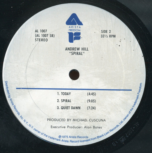 Andrew Hill : Spiral (LP, Album)