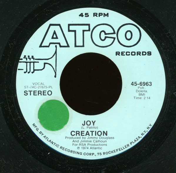 Creation (10) : Joy (7", Mono, PL)