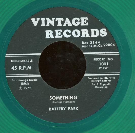 Battery Park (4) : Something / I Believe  (7", Gre)
