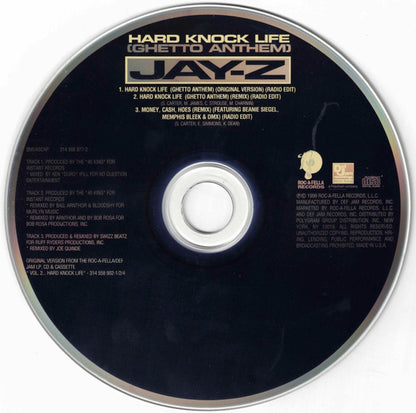Jay-Z : Hard Knock Life (Ghetto Anthem) (CD, Single)
