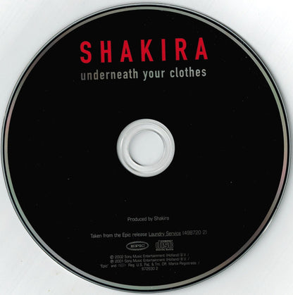 Shakira : Underneath Your Clothes (CD, Single)
