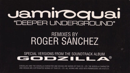 Jamiroquai : Deeper Underground - Remixes By Roger Sanchez (12", Promo)