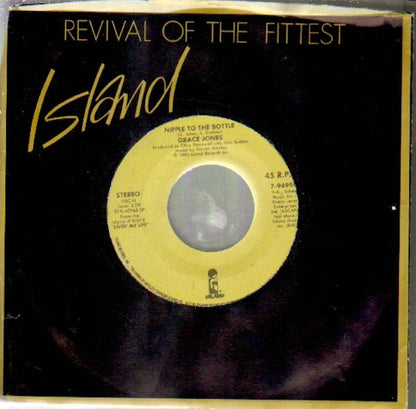 Grace Jones : Nipple To The Bottle / I Need A Man (7", Single)