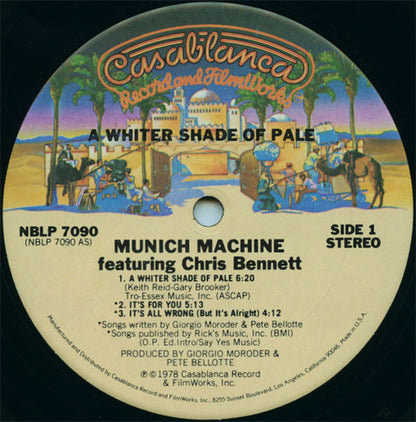 Munich Machine Introducing Chris Bennett : A Whiter Shade Of Pale (LP, Album)