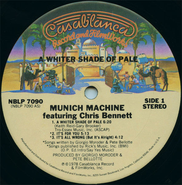 Munich Machine Introducing Chris Bennett : A Whiter Shade Of Pale (LP, Album)