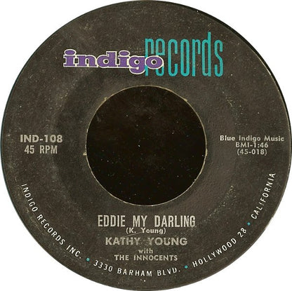 Kathy Young With The Innocents (2) : A Thousand Stars / Eddie My Darling (7", Single, Mon)