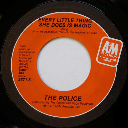 The Police : Every Little Thing She Does Is Magic (7", Single, Styrene, Pit)