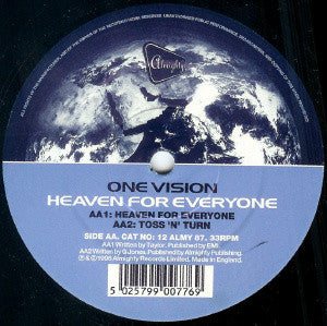 Laura Blake / One Vision : Save The Best For Last / Heaven For Everyone (12")