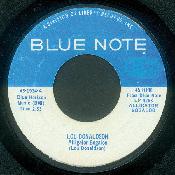 Lou Donaldson : Alligator Bogaloo / Rev. Moses (7", Single, Styrene)