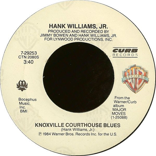 Hank Williams Jr. : Attitude Adjustment (7")