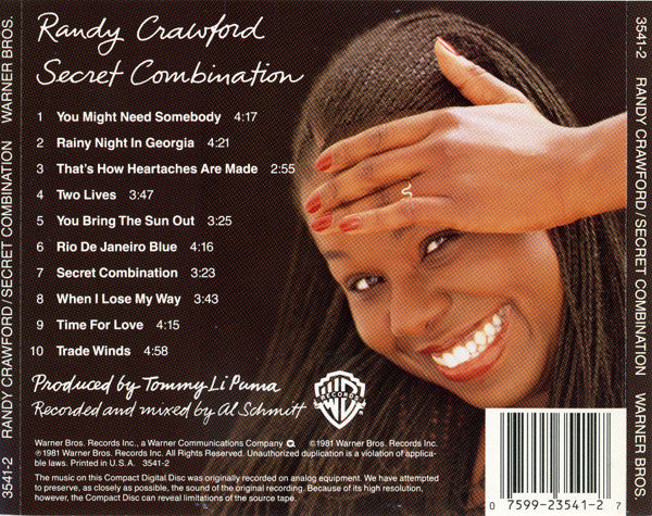 Randy Crawford : Secret Combination (CD, Album, RE, RM)