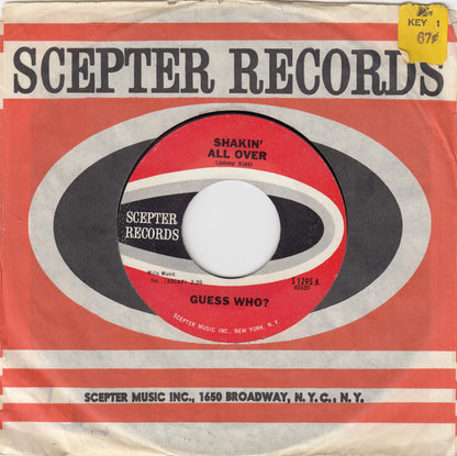 The Guess Who : Shakin' All Over / Till We Kissed (7", Styrene)