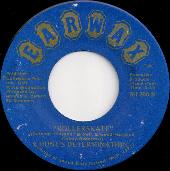 Hunt's Determination : She's On My Mind (7")