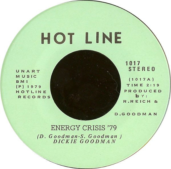 Dickie Goodman : Energy Crisis '79 / Pain (7", Gre)