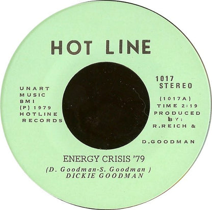 Dickie Goodman : Energy Crisis '79 / Pain (7", Gre)