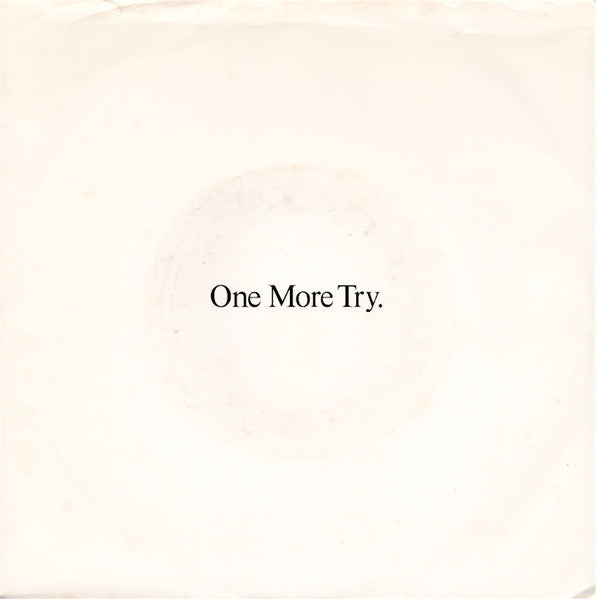 George Michael : One More Try (7", Single, Promo, Styrene)