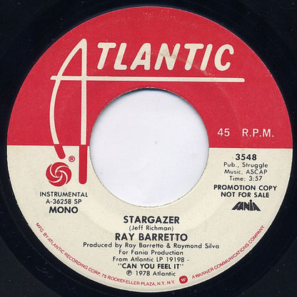Ray Barretto : Stargazer (7", Mono, Promo)
