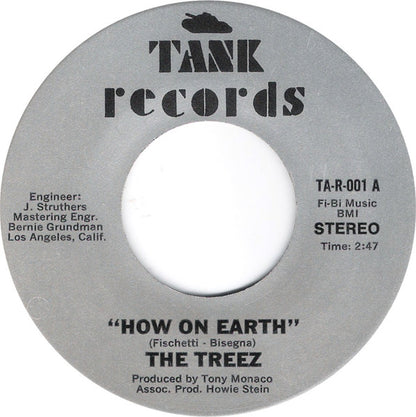 The Treez (2) : How On Earth / Winning Side (7", Single)