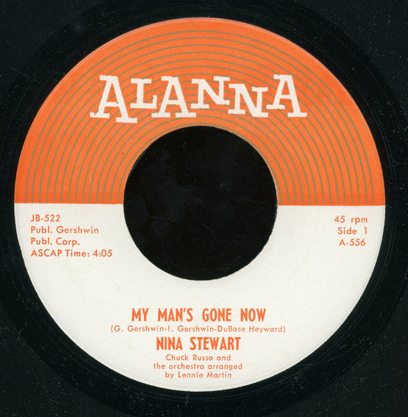 Nina Stewart (2) : My Man's Gone Now / You Stepped Out Of A Dream (7")