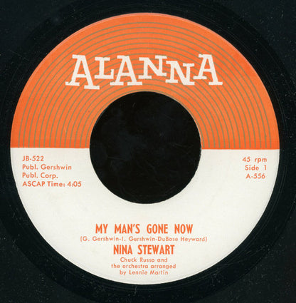 Nina Stewart (2) : My Man's Gone Now / You Stepped Out Of A Dream (7")