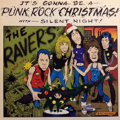 The Ravers (2) vs The Ravers (5) : (It's Gonna Be A) Punk Rock Christmas / Silent Night (12", EP, Cle)