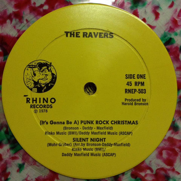 The Ravers (2) vs The Ravers (5) : (It's Gonna Be A) Punk Rock Christmas / Silent Night (12", EP, Cle)