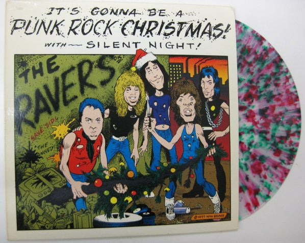 The Ravers (2) vs The Ravers (5) : (It's Gonna Be A) Punk Rock Christmas / Silent Night (12", EP, Cle)