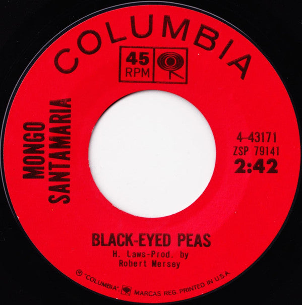Mongo Santamaria : El Pussy Cat / Black-Eyed Peas (7", Single, Styrene)