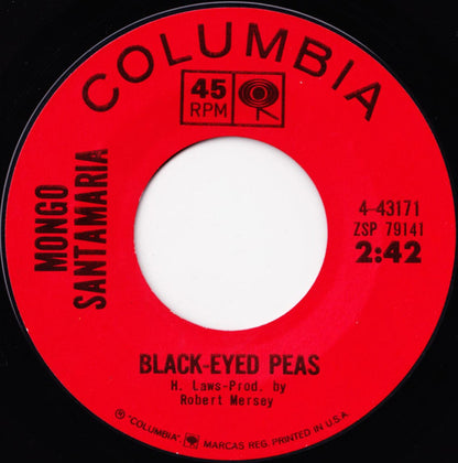 Mongo Santamaria : El Pussy Cat / Black-Eyed Peas (7", Single, Styrene)