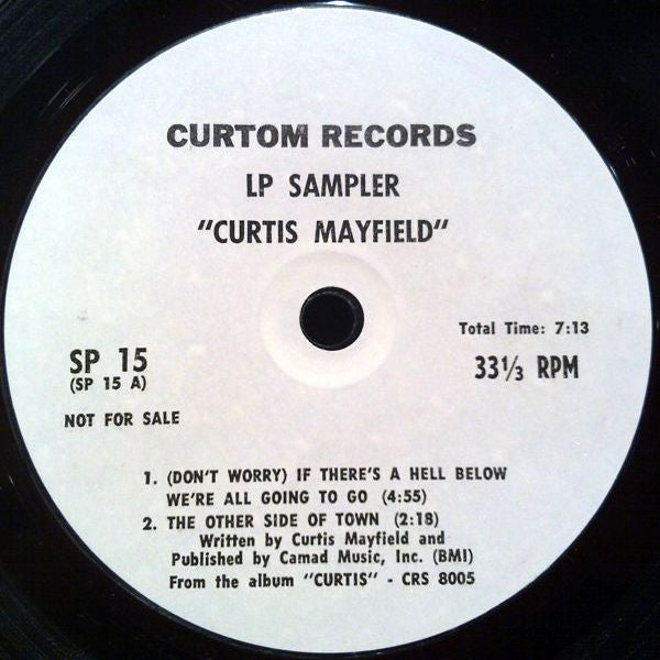 Curtis Mayfield : Curtis Mayfield (LP Sampler) (7", Promo, Smplr)