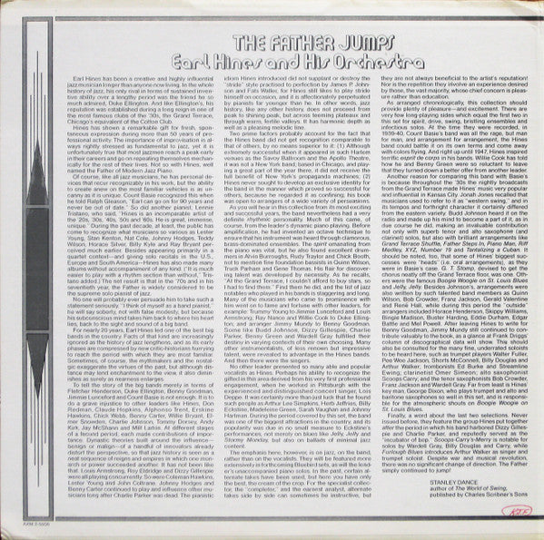 Earl Hines And His Orchestra : The Father Jumps (2xLP, Comp, Mono, RM)