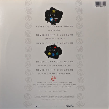 Rick Astley : Never Gonna Give You Up (12", Promo)