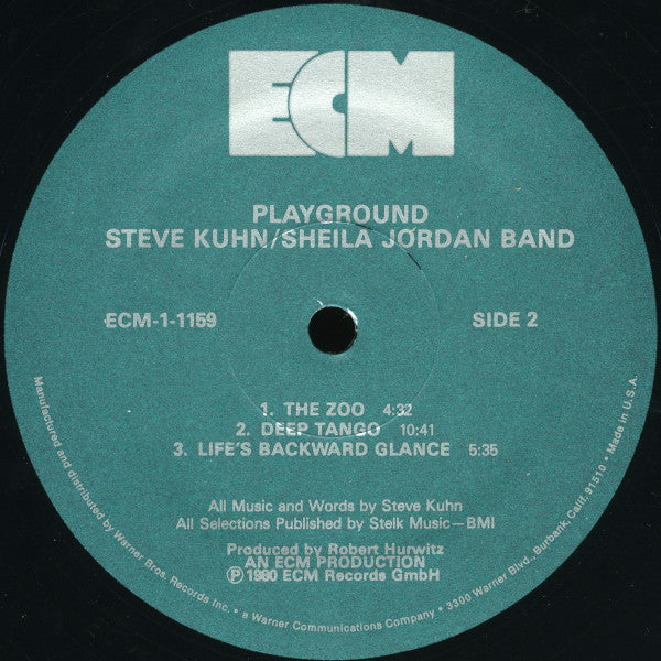 Steve Kuhn / Sheila Jordan Band : Playground (LP, Album)