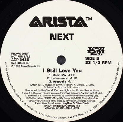 Next (2) : I Still Love You (12", Promo)