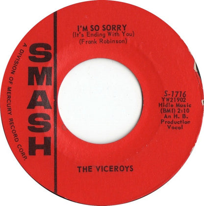The Viceroys (6) : Uncle Sam Needs You / I'm So Sorry (7", Styrene)