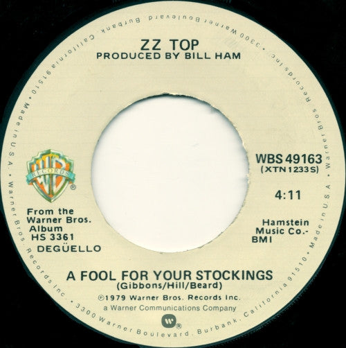 ZZ Top : I Thank You (7", Single, Jac)