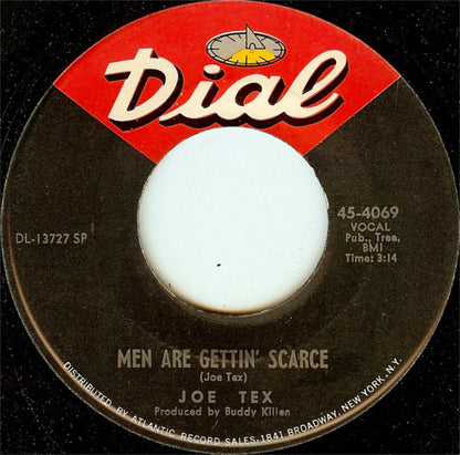 Joe Tex : Men Are Gettin' Scarce / You're Gonna Thank Me, Woman (7", Single, Spe)