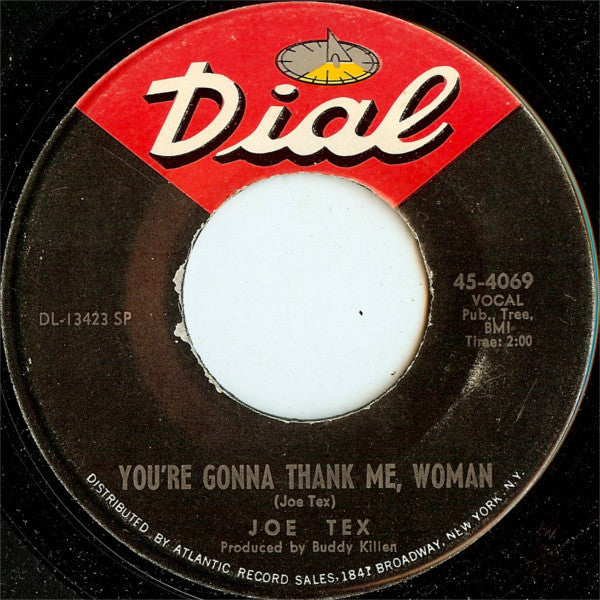 Joe Tex : Men Are Gettin' Scarce / You're Gonna Thank Me, Woman (7", Single, Spe)