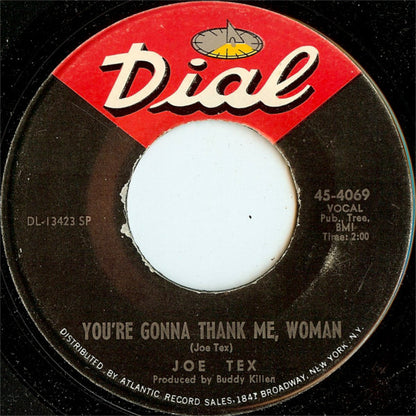 Joe Tex : Men Are Gettin' Scarce / You're Gonna Thank Me, Woman (7", Single, Spe)