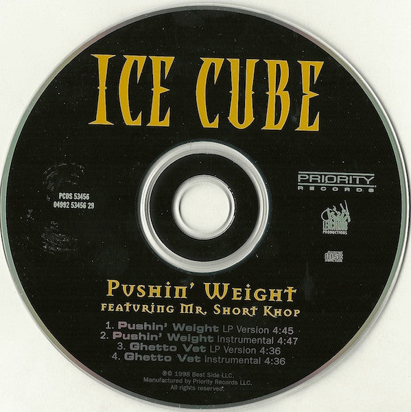 Ice Cube : Pushin' Weight (CD, Single)