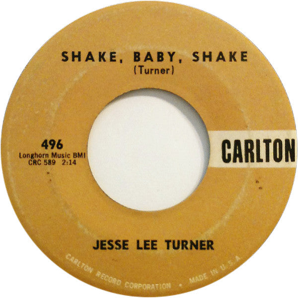 Jesse Lee Turner : The Little Space Girl / Shake, Baby, Shake (7", Single, Sou)